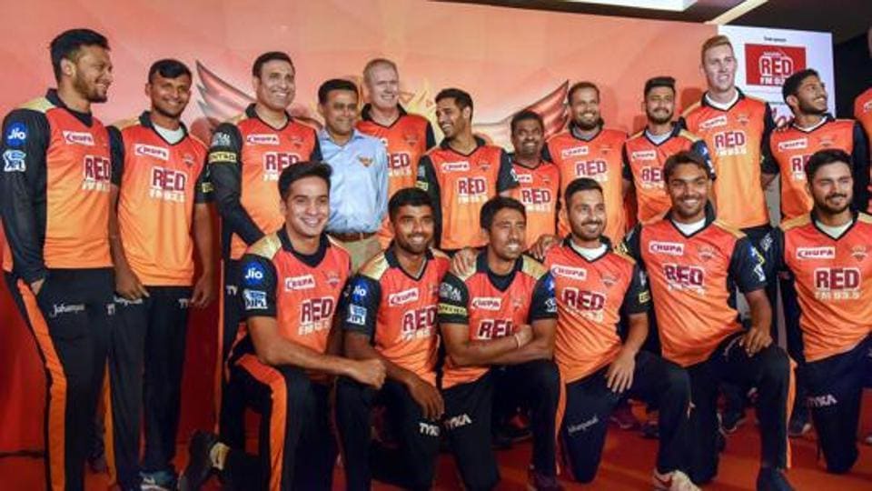 sunrisers hyderabad team dress
