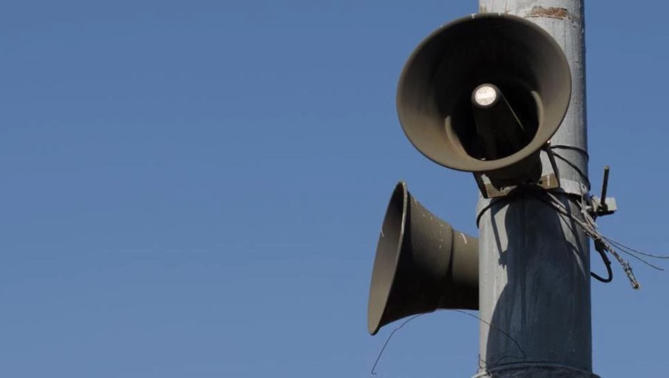 Noise pollution levels from loudspeakers in religious places are high