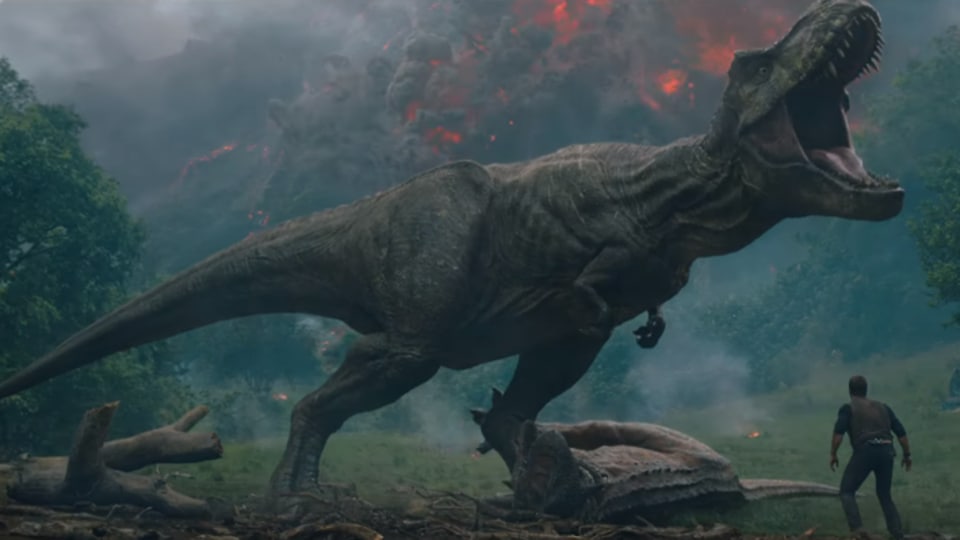 New Jurassic World: Fallen Kingdom trailer takes the series back to its ...