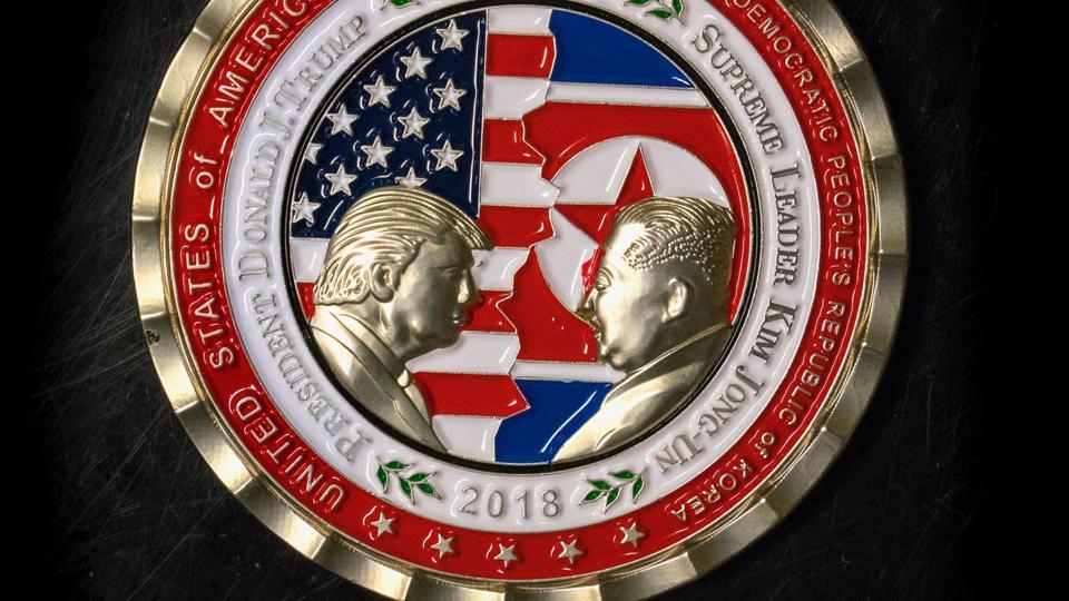 Donald Trump Kim Jong Un S Breakup Sparks Twitter Jokes Over Commemorative Coins World News Hindustan Times