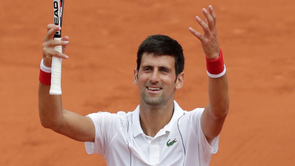 French Open: Novak Djokovic through as rains halts Rafael Nadal, Maria ...