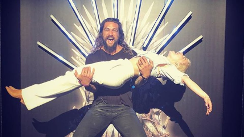 Game Of Thrones Cast Reunion - Emilia Clarke, Jason Momoa And Kit Harington  On Instagram