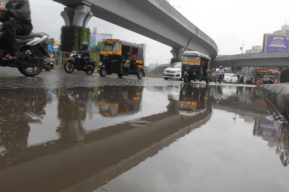 Rains In Thane Bring Traffic Jams, Waterlogging, Tree Falls | Mumbai ...