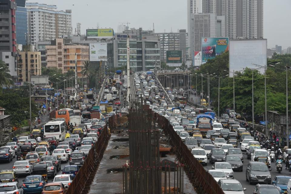 Traffic jams in Mumbai after two bridges are closed Mumbai news