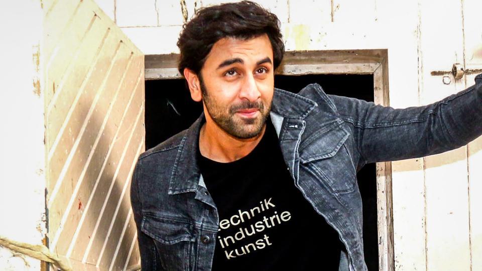 Instant Bollywood on Instagram: “Rate the look 👉 1.. 🔟 Ranbir Kapoor for  Sanju promotions today. Jacket, Tee and Pants - @T…