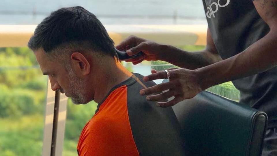 MS Dhoni catches fans by surprise with fauxhawk hairstyle