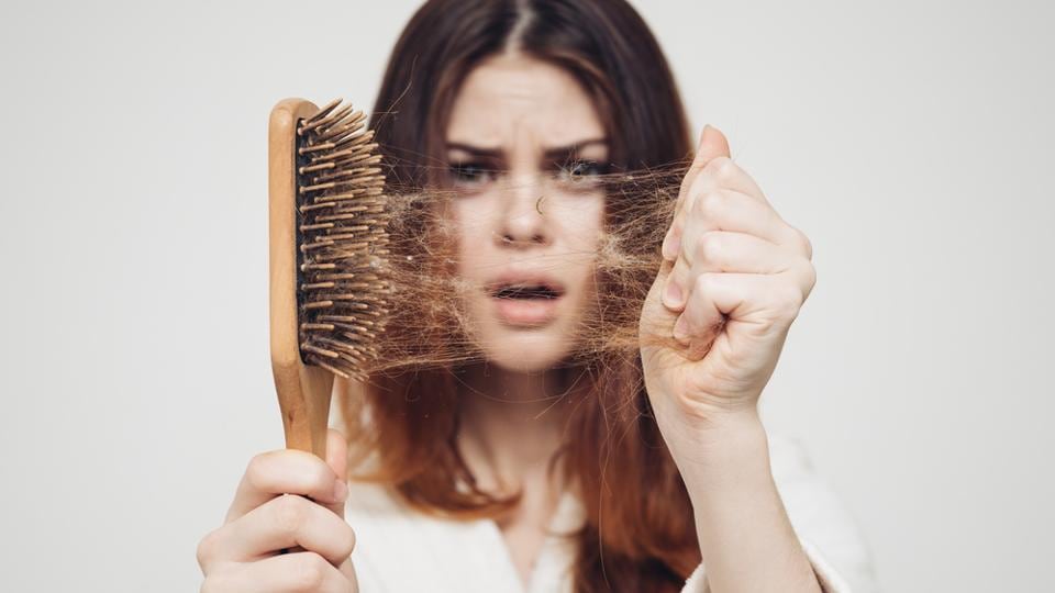 Post-covid hair loss is called telogen effuvium and happens after one and a half month or so after Covid recovery. (shutterstock)