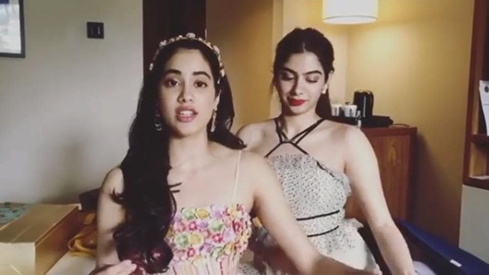 Janhvi Kapoor takes the Sui Dhaaga challenge and wins easily, watch video