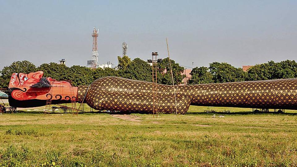 At 215 ft, tallest Ravana in tricity will go up in flames at Panchkula ...