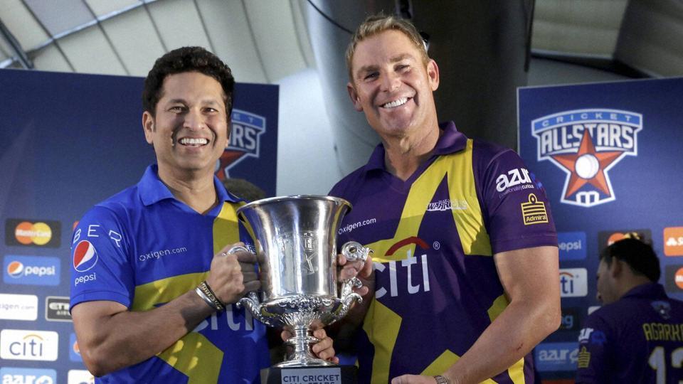 Shane Warne Picks Sachin Tendulkar To Bat For His Life Hindustan Times With tendulkar and warne at the helm, the tournament was conducted in a bid to promote the game in a new territory. shane warne picks sachin tendulkar to