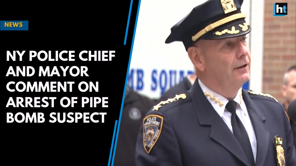 NY police chief and mayor comment on arrest of pipe bomb suspect