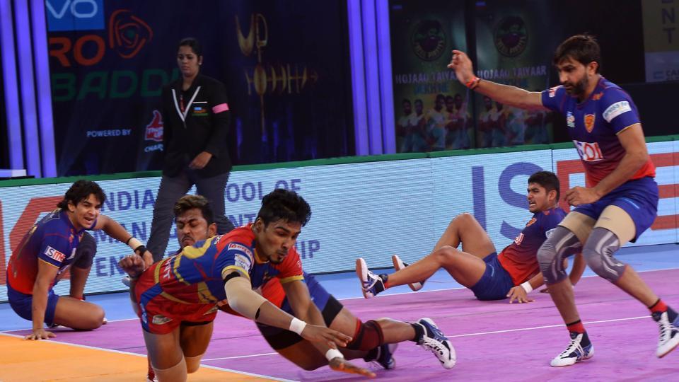 Pro Kabaddi 2018 As It Happened, Dabang Delhi Vs UP Yoddha: UP Yoddha ...