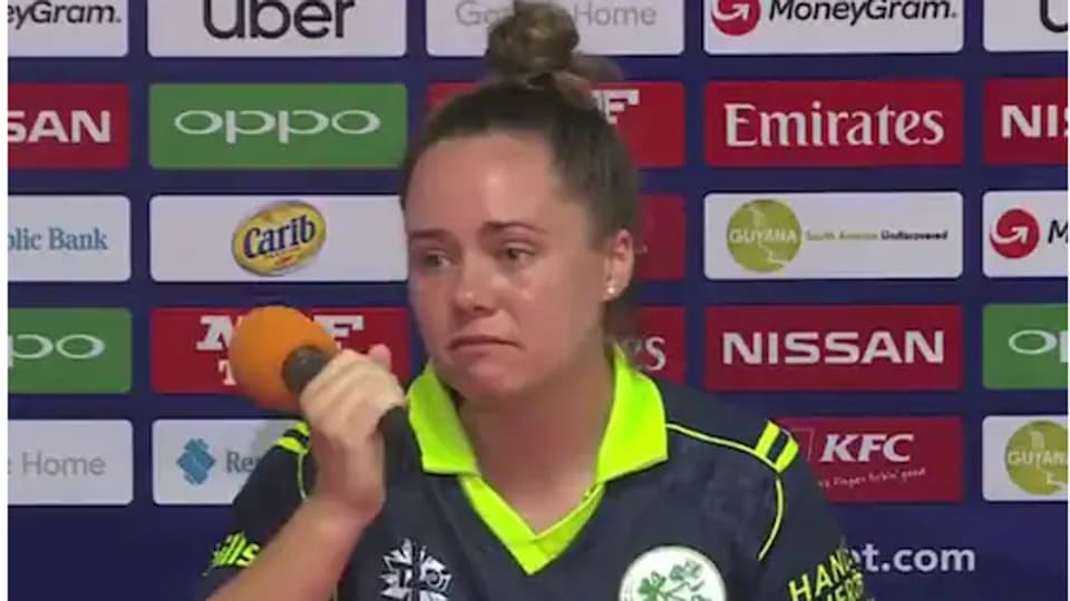 Icc Womens World T20 2018 Emotional Ireland Captain Breaks Down After