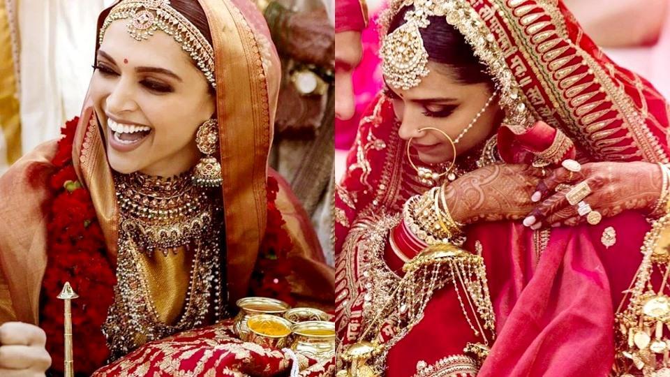 Deepika Padukone's Sabyasachi saree or lehenga, it's tough to pick a favourite. See pics - Hindustan Times