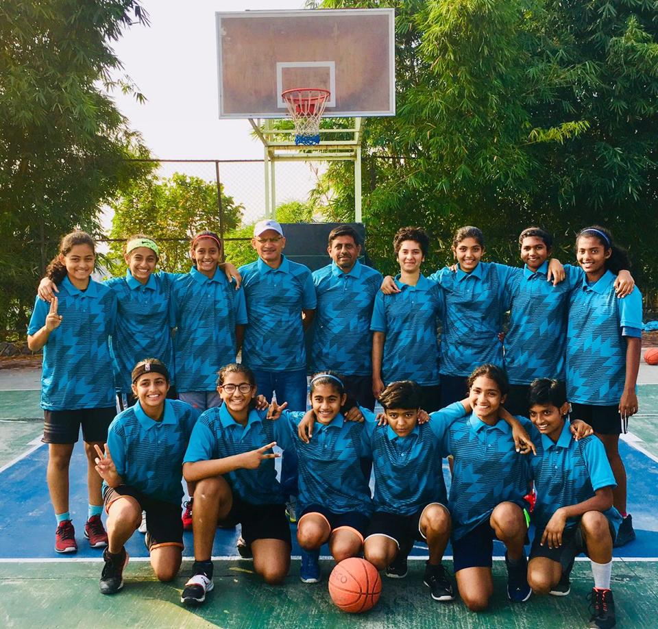 Subjunior national basketball championship Maharashtra girls enters