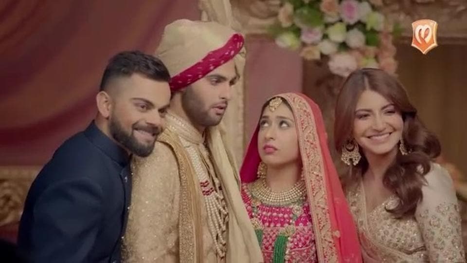 The Virat Collection by Manyavar Mohey #DressCodeManyavar #manyavarmohey # manyavar #viratkohli @vira… | Indian wedding outfits, Groom outfit, Bride  and groom gifts
