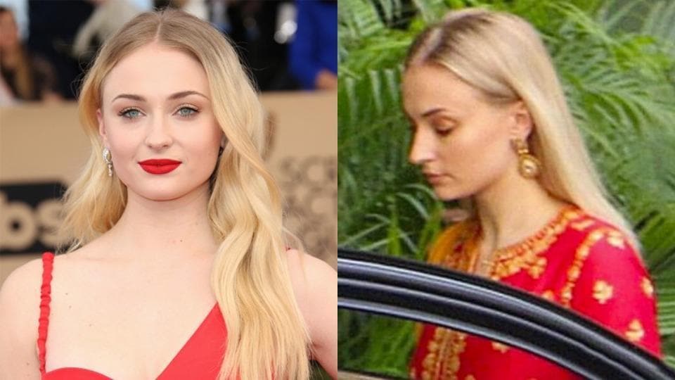 Sophie Turner wore so many stunning lehengas at Nick Jonas, Priyanka  Chopra's wedding. See pics