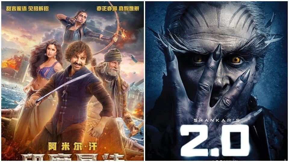 Rajinikanth s 2.0 and Aamir Khan s Thugs Of Hindostan slated to