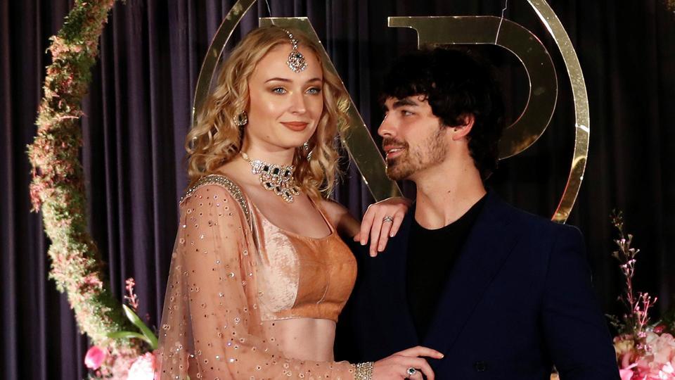 Sophie turner lehenga clearance