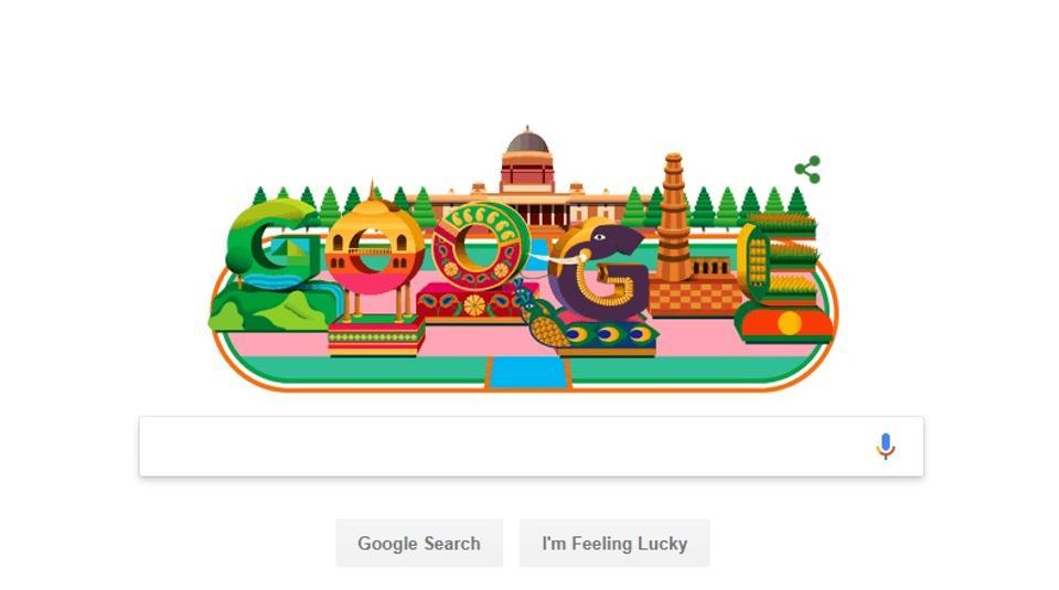 70th Republic Day: Google Doodle Showcases Rashtrapati Bhavan, India’s 