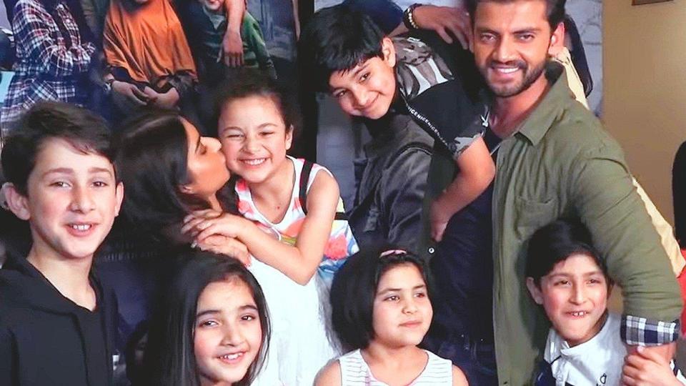 Ahead of Notebook trailer launch, Zaheer Iqbal and Pranutun enjoy kids’ company in new video