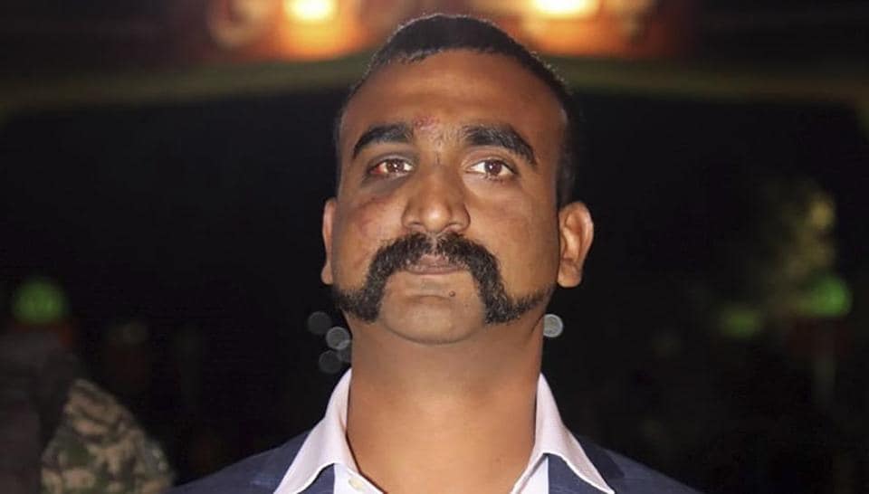 The Moustache Man – Abhinandan Varthaman | OnStrokes