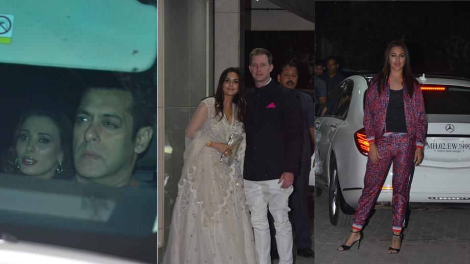 Salman Khan arrives with Iulia Vantur, Arbaaz Khan seen with girlfriend ...