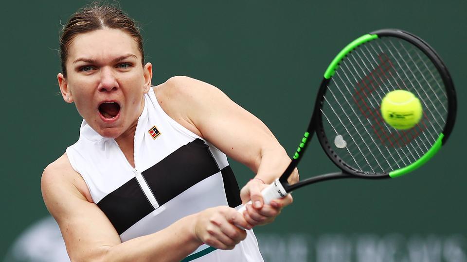 Simona Halep Claims Tough Win Serena Williams Retires Ill At Indian Wells Hindustan Times