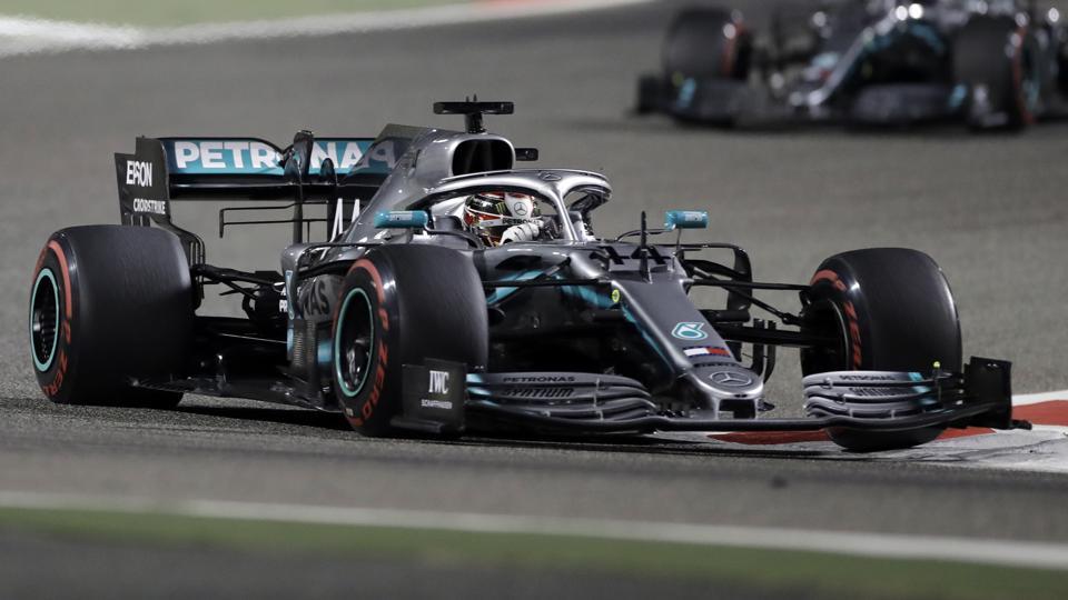 Lewis Hamilton wins Bahrain Grand Prix after Charles Leclerc heartbreak -  Hindustan Times