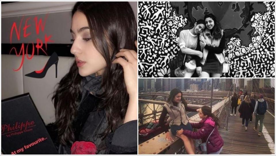 Inside Sara Ali Khan’s New York holiday: Actor and her BFF click pics on Brooklyn Bridge, take a walk through Central Park