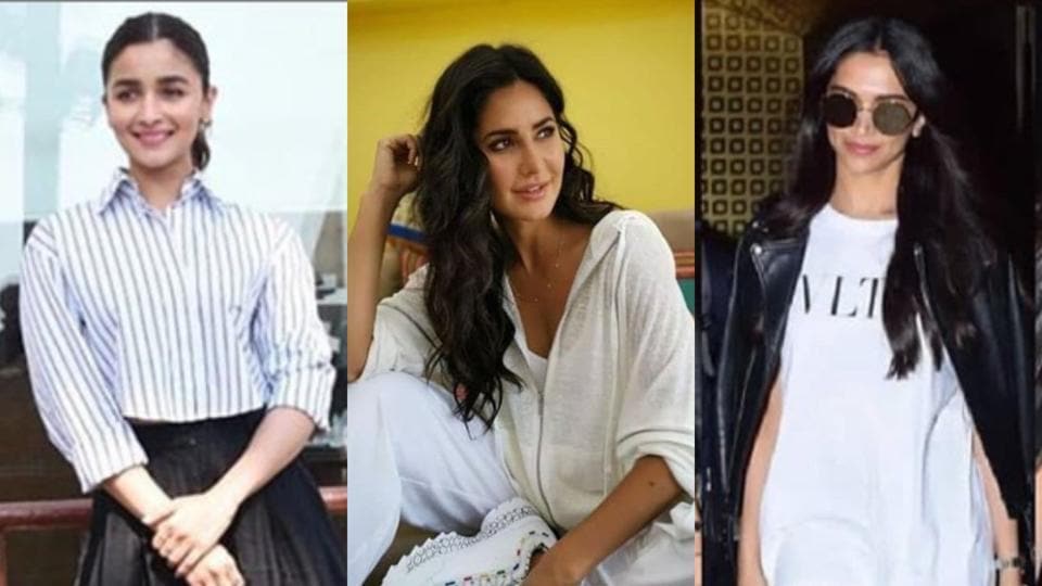 Alia Bhatt, Deepika Padukone, Katrina Kaif show you how to style sneakers with dresses and Indian wear. Get the look