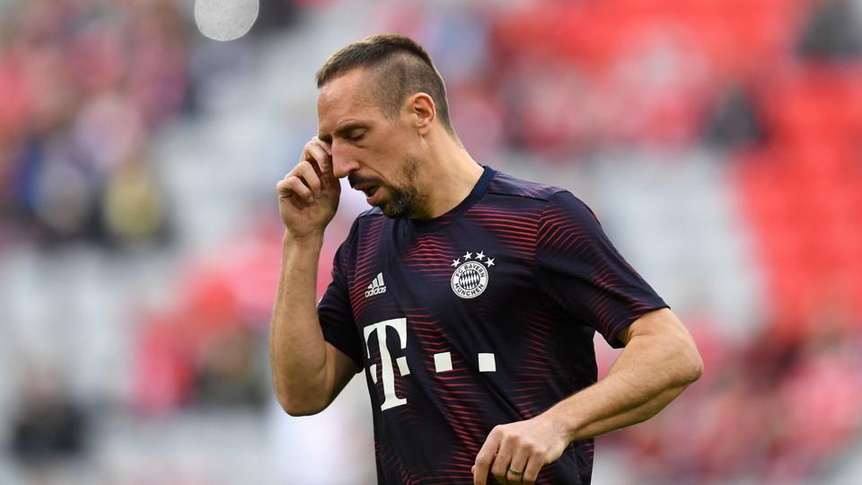 Ribery ruled out of German cup semi-final with muscle problem