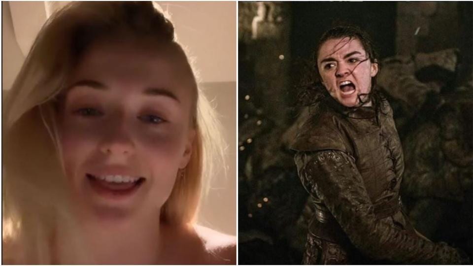 Game of Thrones: After that Arya Stark moment, Sophie Turner shares a hilarious, profanity-filled video for Maisie Williams