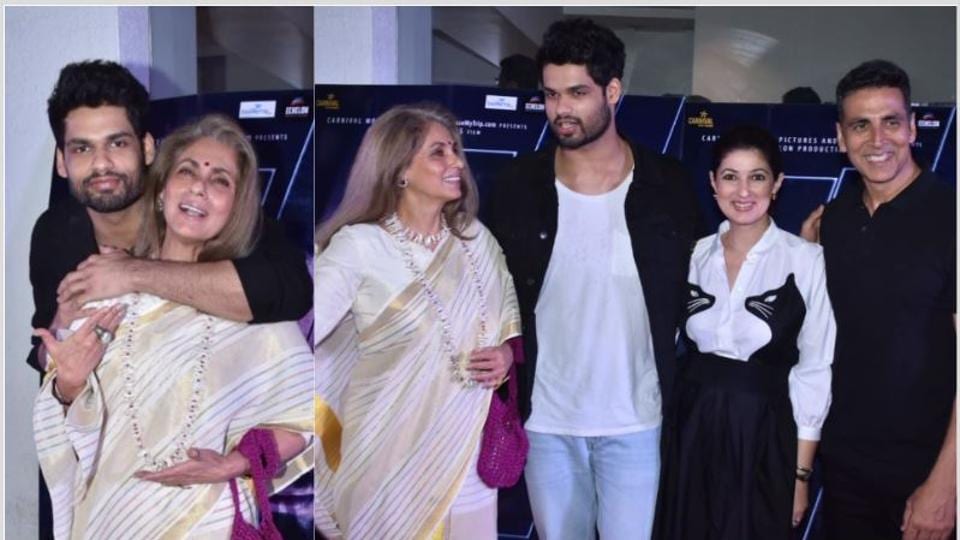 Akshay Kumar, Twinkle Khanna turn cousin Karan Kapadia’s film Blank’s screening into a family get-together. See pics