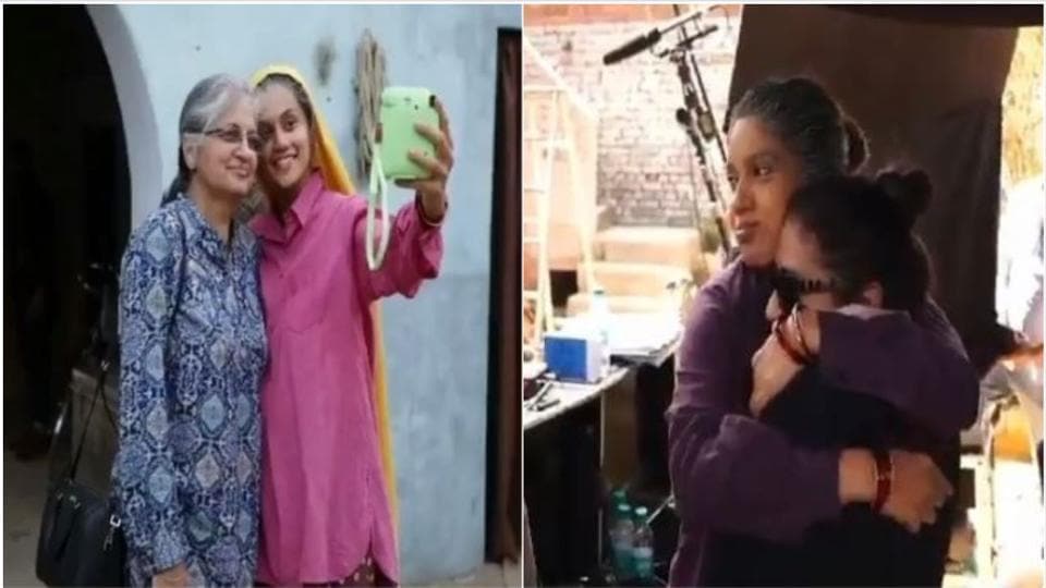 Taapsee Pannu and Bhumi Pednekar’s moms visited Saand Ki Aankh sets in special Mother’s Day video