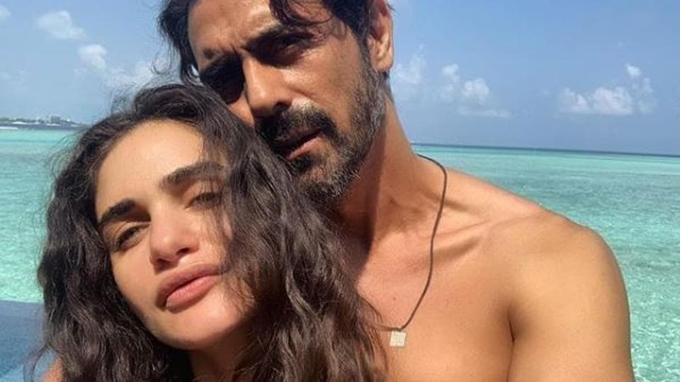 Arjun Rampal, pregnant girlfriend Gabriella Demetriades are feeling ‘blessed’ on their Maldives holiday, see pic