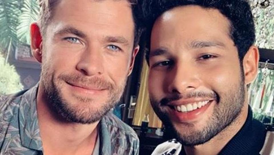 Siddhant Chaturvedi clicks selfie with Chris Hemsworth, says dubbing for him in MIB International was overwhelming