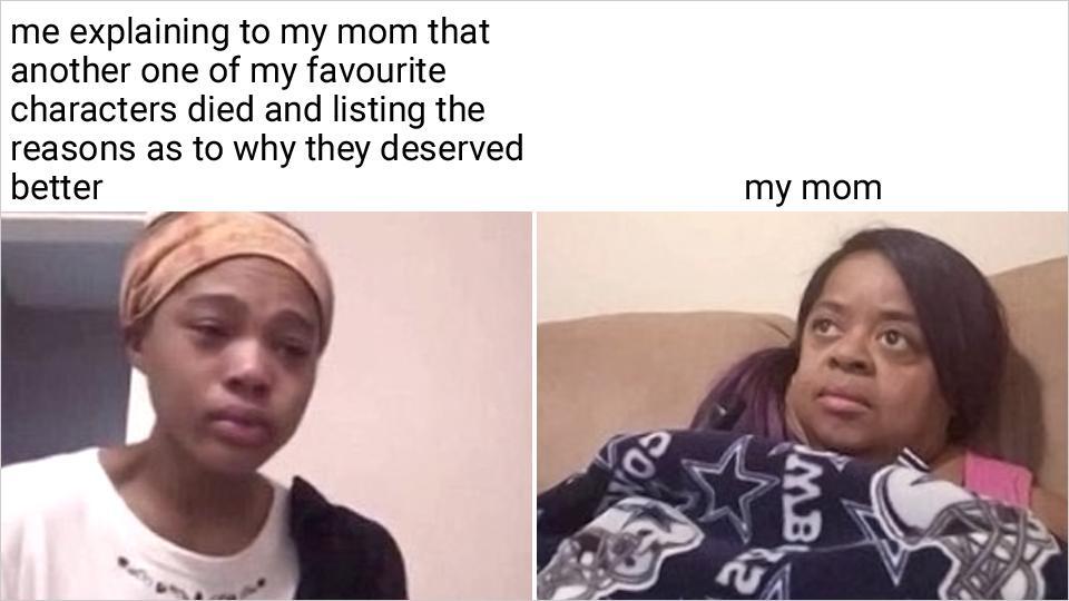 Me Explaining To My Mom Meme Template