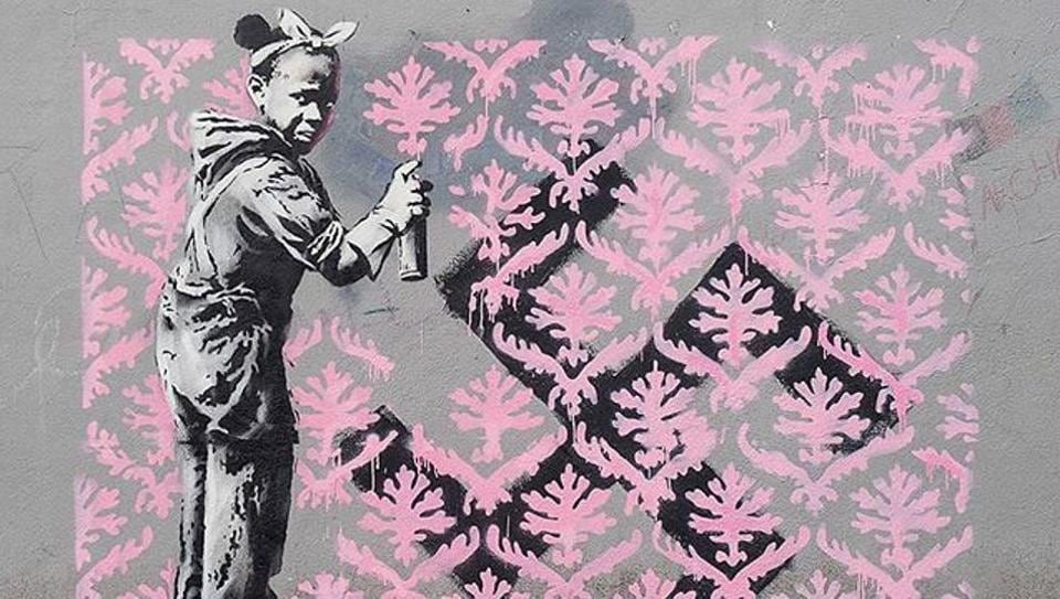 A Very Banksy Christmas? The Mysterious Street Artist Just Left a