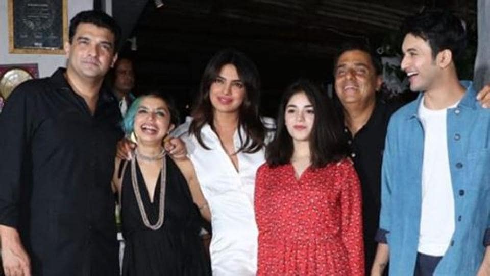 Priyanka Chopra attends Sky is Pink wrap party with Zaira Wasim, calls Bollywood comeback film ‘hardest, loveliest experience’. See pics