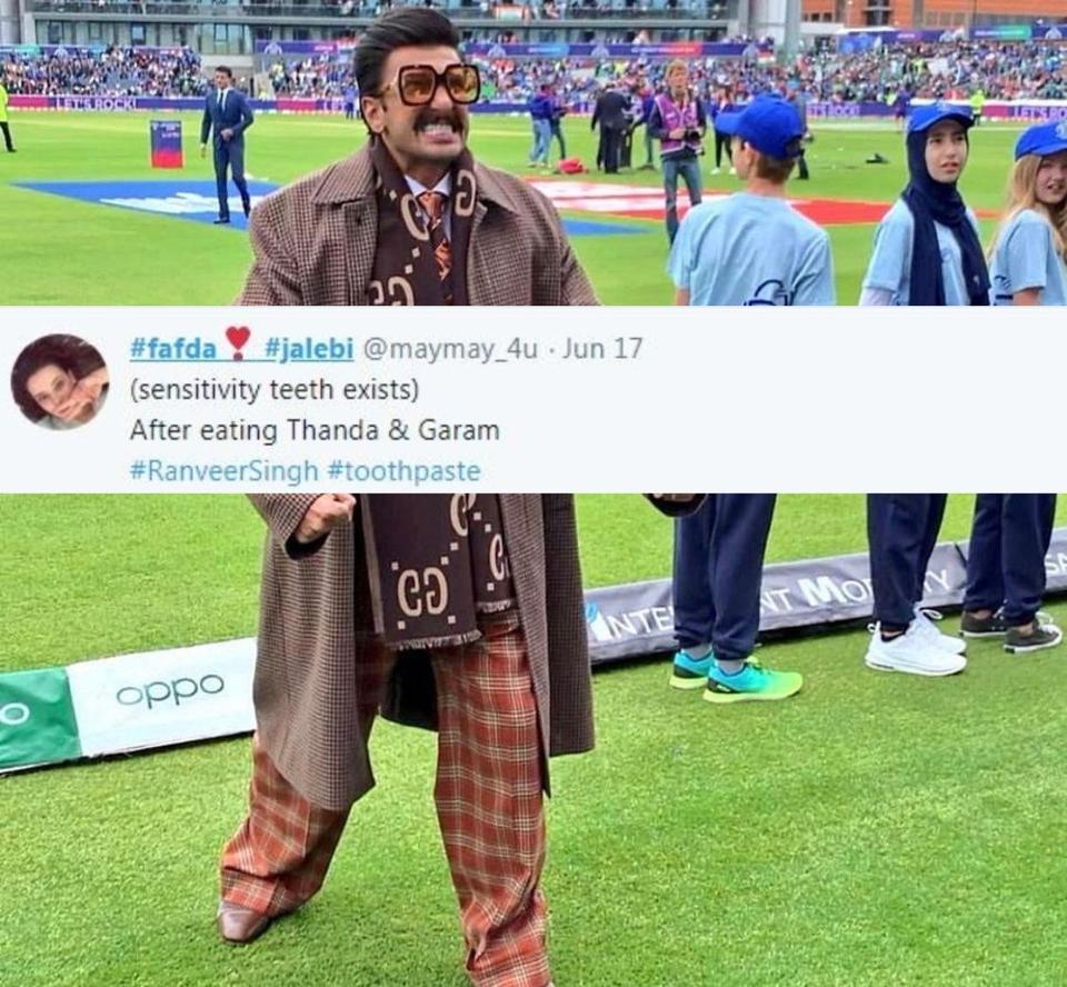 Ranveer Singh Inspires Meme Fest After Ind Vs Pak World Cup Match ‘best Player Off Pitch Says
