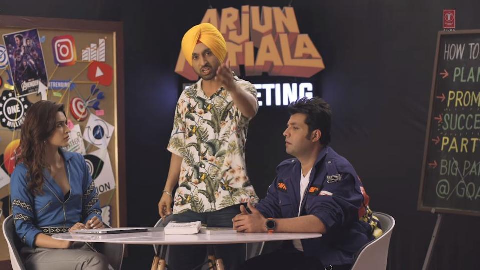 Arjun Patiala promo: Diljit Dosanjh, Kriti Sanon promise a trailer as honest as desi ghee. Watch