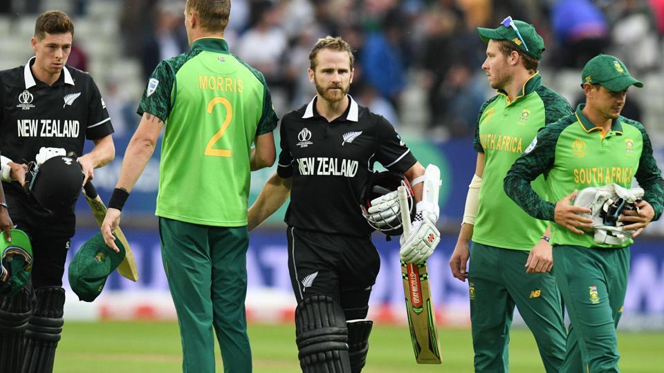 ICC World Cup 2019: Kane Williamson edges ball to keeper during Proteas ...