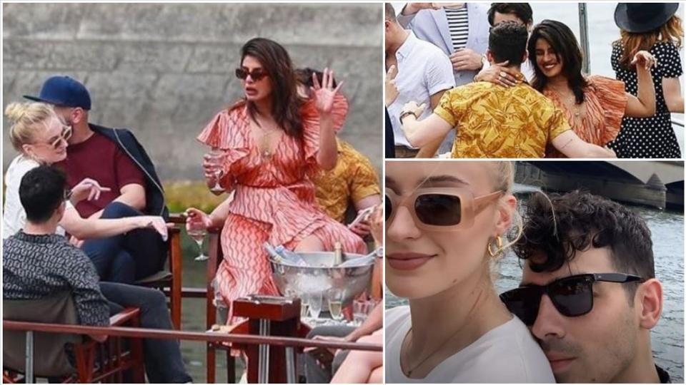 For Priyanka Chopra And Sophie Turner The Best Seats On A Luxury Yacht Are Their Husbands Laps See Pics Hindustan Times
