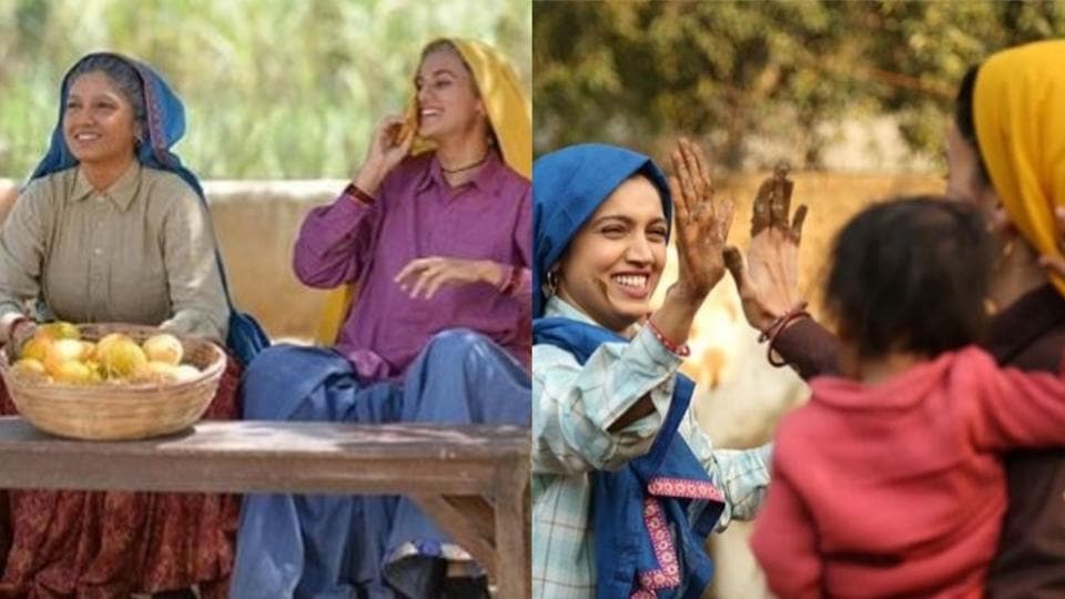 Saand Ki Aankh: Taapsee Pannu, Bhumi Pednekar share a high-five with cow dung-stained hands. See pics