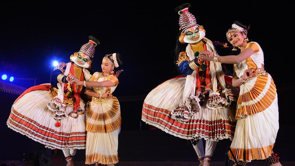 Premium Photo  Indian girl dancing national dance