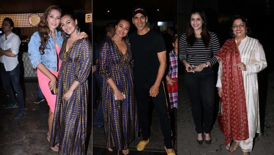 Priyanka Chopra And Akshay Kumar Sex Video - Akshay Kumar, Iulia Vantur, Ayushmann Khurrana cheer for Sonakshi Sinha at  Khandaani Shafakhana screening. See pics | Bollywood - Hindustan Times