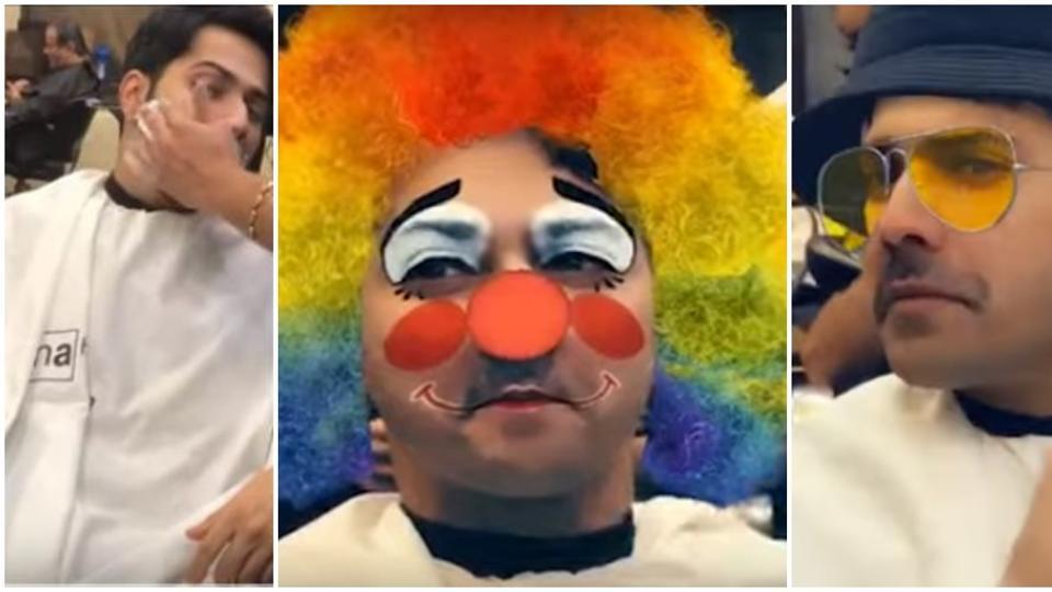 Coolie No 1: Varun Dhawan tries various looks as he preps for film, advises people not to take life too seriously. Watch video