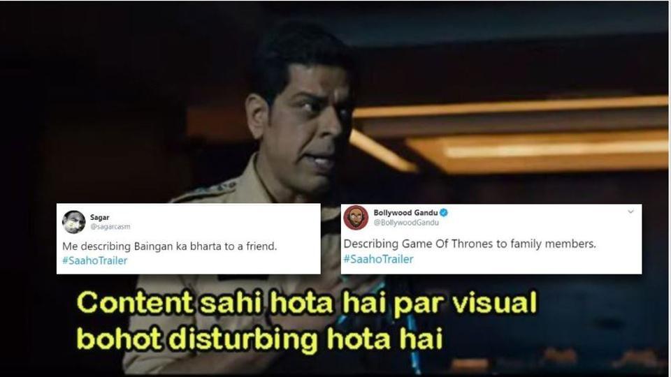 Prabhas’ Saaho trailer inspires Twitter to make fresh memes; baigan ka bharta and Game of Thrones aren’t spared either