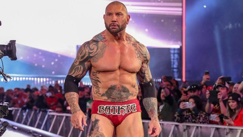 Dave Bautista WrestleMania WWE Championship A arte de auto